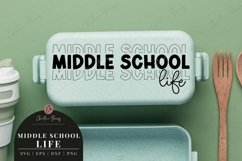 Middle School Life - Back to School SVG Product Image 4