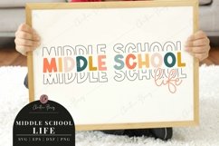Middle School Life - Back to School SVG Product Image 2