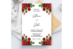 Rose Wedding Invitation | Wedding Invitation Product Image 1