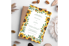 Sunflower Wedding Invitation | Wedding Invitation Product Image 2