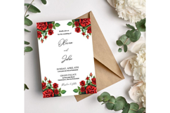 Rose Wedding Invitation | Wedding Invitation Product Image 2
