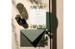 Daisy Flower Wedding Invitation | Wedding Invitation Product Image 3