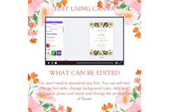 Daisy Flower Wedding Invitation | Wedding Invitation Product Image 4