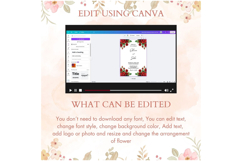 Rose Wedding Invitation | Wedding Invitation Product Image 5