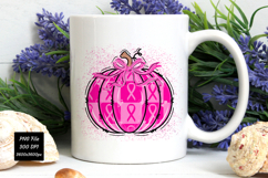 Breast Cancer Pumpkin PNG | Breast Cancer PNG | T-Shirt PNG Product Image 7