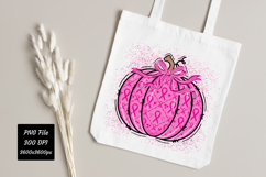Breast Cancer Pumpkin PNG | Breast Cancer PNG | T-Shirt PNG Product Image 7