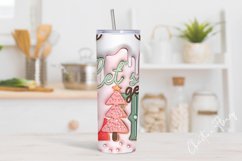 3D Inflated Lets Get Lit Tumbler Wrap PNG Product Image 2