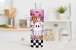3D Inflated Spooky Season Tumbler Wrap PNG Product Image 2