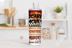 3D Inflated Halloween Fall Tumbler Wrap PNG Product Image 2