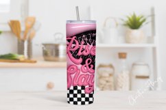 3D Inflated Rise and Slay Tumbler Wrap PNG Product Image 2