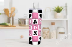 3D Inflated Thank You Next Tumbler Wrap PNG Product Image 2
