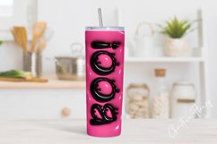 3D Inflated Boo Tumbler Wrap PNG Product Image 2