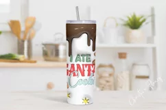 3D Inflated I Ate Santas Cookies Tumbler Wrap PNG Product Image 2