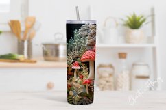 3D Embroidered Mushrooms Tumbler Wrap PNG Product Image 2