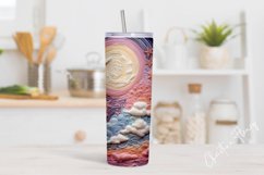 3D Embroidered Celestial Tumbler Wrap PNG Product Image 2