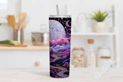 3D Embroidered Celestial Tumbler Wrap PNG Product Image 2