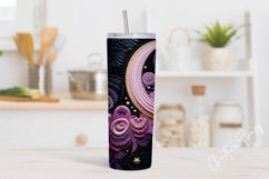 3D Embroidered Celestial Tumbler Wrap PNG Product Image 2