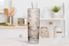 3D Embroidered Winter Fairies Tumbler Wrap PNG Product Image 2
