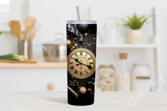 3D New Years Eve Tumbler Wrap PNG Product Image 2
