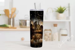 New Years Scene Tumbler Wrap PNG | New Years Sublimation Product Image 2