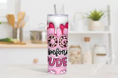 3D Inflated Dogs Before Dudes Tumbler Wrap PNG Product Image 2