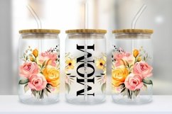 Mom Life Flower Libbey Glass Wrap Bundle Product Image 8