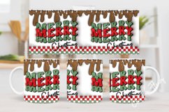 3D Inflated Merry Christmas Mug Wrap | Mug Sublimation Product Image 2
