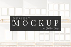 Neutral Nursery Wood Frame Mockup Bundle Product Image 1