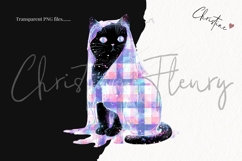 Pastel Plaid Halloween Clipart Bundle Product Image 3