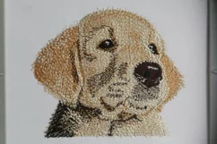 Golden Retriever puppy embroidery file - Dog gifts Product Image 2