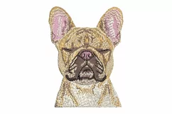 French Bulldog embroidery file - Dog gifts Product Image 1