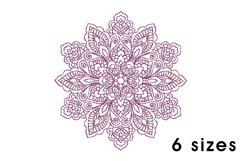 Mandala pattern embroidery design Product Image 1