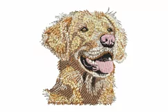 Golden Retriever embroidery file - Dog gifts Product Image 1