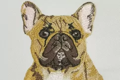 French Bulldog embroidery file - Dog gifts Product Image 2