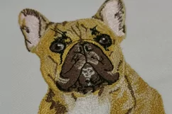 French Bulldog embroidery file - Dog gifts Product Image 3