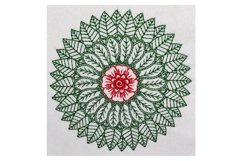 Mandala pattern embroidery design Product Image 2