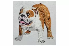 English Bulldog embroidery file - Dog gifts Product Image 2