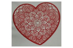 Heart Mandala embroidery file Product Image 2