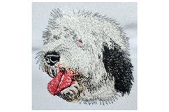 Old English Sheepdog Embroidery Design Product Image 2