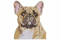 French Bulldog embroidery file - Dog gifts Product Image 1