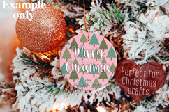 Pink Christmas Digital Paper Backgrounds | Seamless Patterns Product Image 6