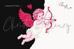 Pink Valentine Cupid Clipart Bundle Product Image 3