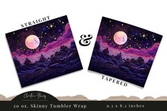 3D Embroidered Celestial Tumbler Wrap PNG Product Image 3