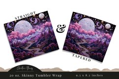 3D Embroidered Celestial Tumbler Wrap PNG Product Image 3