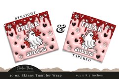 3D Inflated Freak in the Sheets Tumbler Wrap PNG Product Image 3