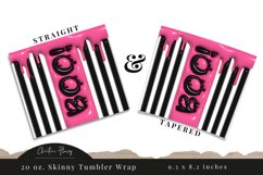 3D Inflated Boo Tumbler Wrap PNG Product Image 3