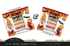 3D Inflated Halloween Fall Tumbler Wrap PNG Product Image 3