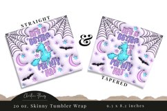 3D Inflated Witch Tumbler Wrap PNG Product Image 3