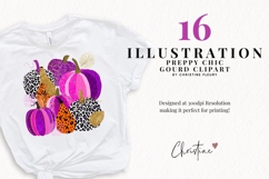 Preppy Chic Gourds Clipart Bundle Product Image 2