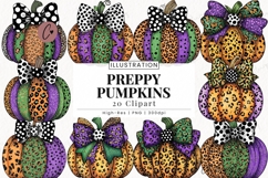 Preppy Pumpkin Clipart Bundle Product Image 1